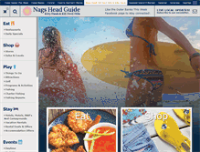 Tablet Screenshot of nagsheadguide.com